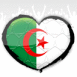 Foot: Drapeau coeur algérien