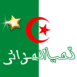 Foot: Drapeau "Viva l'Algérie! en arabe
